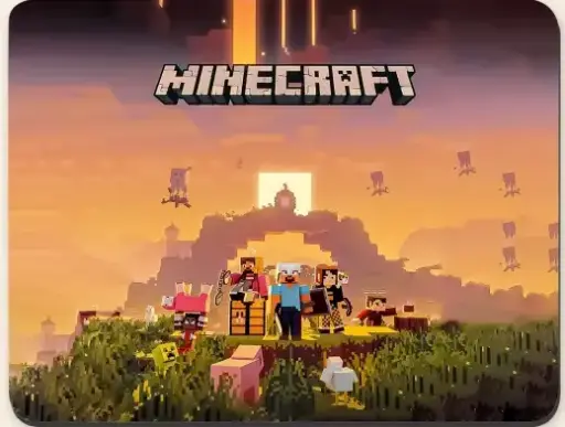 [{6} draz] Gaming Mouse Pad Premium 8" x 6.5 Thick Non-Slip Rubber Base, Smooth Cloth Surface for Precision Control 